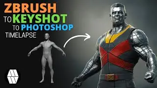 ZBrush to Keyshot to Photoshop Timelapse - 'Colossus' Concept