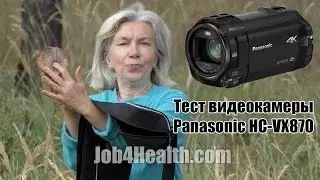 Тест видеокамеры Panasonic HC VX870EE K, видео тест качества 4К, оптического зума видеокамеры