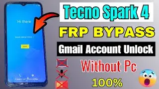 Tecno Spark 4 Frp Bypass 2024 | All Tecno Frp Bypass | Google Account Bypass Without PC