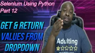 ✔ Selenium Python: How To Return Values From Select Drop Down