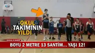 12 Yaşında Boyu 2 Metre 13 Santim, !