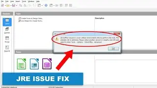 How to Install JRE in LibreOffice [FIXED] LibreOffice requires a Java runtime environment 🔥🔥