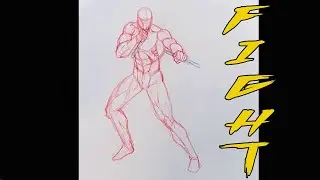 Action Pose Drawing Lesson  #7