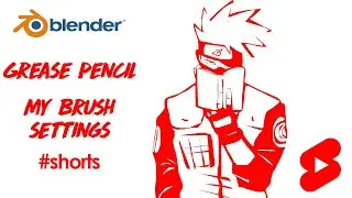 Grease Pencil my brush settings | Blender 3.0 