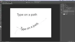 How to put type on a path in Adobe Photoshop CC 2017.1.0