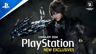 TOP 5 NEW INSANE Exclusive PlayStation 5 Gameplay Demos in Unreal Engine 5 at ChinaJoy 2024