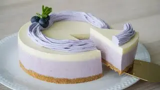 No Bake Blueberry Cheesecake