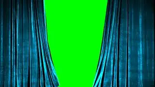 Blue Curtain Green Screen