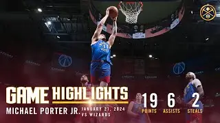 Michael Porter Jr. Full Game Highlights vs. Wizards 🎥