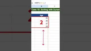 Dynamic Range Sorting in Google Sheets