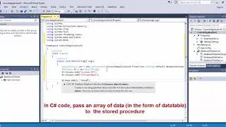 Pass an array into a SQL Server stored procedure - C#