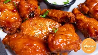 Tasty Homemade Baked Honey BBQ Chicken Wing Recipe | Easy Chicken Wing Recipe