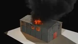 Factory Fire (Fume, Rayfire, Particle Flow)