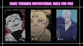 Make Instagram Motivation Reels For FREE | How To Make AI Motivational Reels | Motivational Quotes