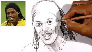 Draw of Sketches Ronaldinho / Ronaldinho The Most Skillful Player Brazil