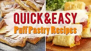 5 Delicious Puff Pastry Recipes | Quick and Easy Last Minute Appetizers ⚡