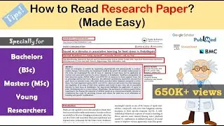 How to read a Research Paper ? Made easy for young researchers.