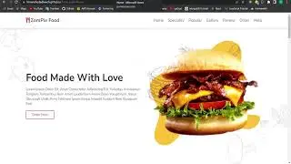 food ordering demo website || HTML CSS JS || Azure || Future ready skills || internship || codechef