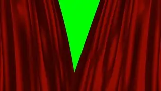 Curtain Open Close Animation Effects Overlay Green Screen Video