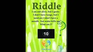 Today Riddle- I am not alive, but I grow; I dont have lungs, but I need air. What am I? #riddles