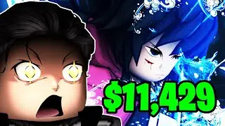 Spending $11,429 ROBUX to become GIYU TOMIOKA in Demon Slayer Roblox!