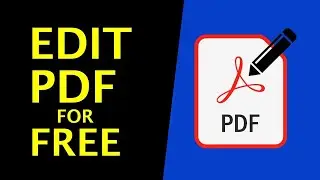 Edit PDF for Free latest 2021