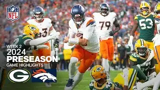 Green Bay Packers vs. Denver Broncos | 2024 Preseason Week 2 Game Highlights