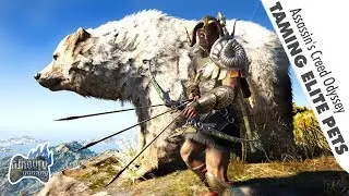 Assassin's Creed Odyssey How to Tame Elite Alpha Animals as Pet - Unarmed Bare Hands
