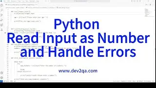 How to Read Input as Numbers and Handle Errors in Python