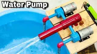 How to make High Speed Water Pump at Home | Two DC Motor