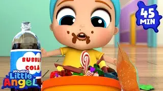 No More Snacks! Yummy Treats! | Little Angel Kids Songs & Nursery Rhymes