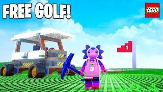 I Built a GOLF COURSE in Lego Fortnite!