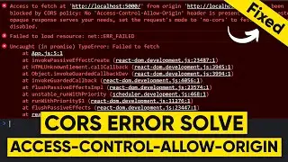 How to Solve CORS Error in 2 min [WATCH THIS] | CORS Explained in EASY Way