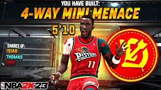 NEW “4-WAY MINI MENACE” IS GAME-BREAKING IN NBA 2K23! *NEW* BEST RARE POINT GUARD IN NBA 2K23!