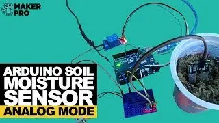 Arduino Soil Moisture Sensor: Analog Mode