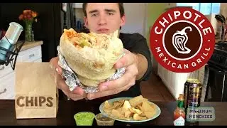 CHIPOTLE'S NEW CHORIZO (Mukbang / Eating Show)
