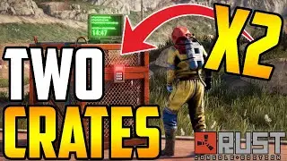Battle for 2 Locked Crates at Airfield! | RUST CONSOLE EDITION PVP (PS5)