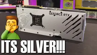 MSI Trio White RTX 4070 Ti - But its Mainly SILVER?