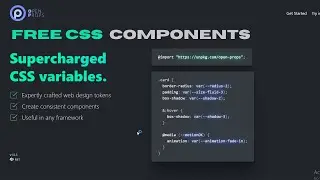 Best CSS Framework  Free Components support Any Framework | Open source | CSS variables for Projects