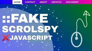 Fake Scrolspy using only html and css