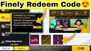 Cobra MP40 Redeem Code | Garena Free Fire New redeem code | Free Fire Today Redeem Code