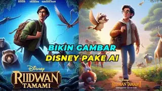 Very easy! Create Disney Poster Images Using AI! How to Create a Disney Poster Using AI