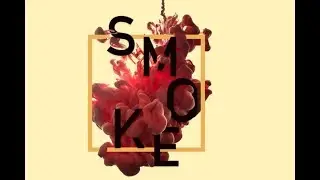 How to create smoke liquid Ink text effect in adobe photoshop