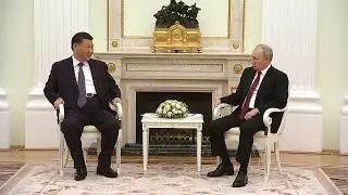 Владимир Путин и Си Цзиньпин провели встречу в Кремле (видео от 20.03.2023 года) 4K видео
