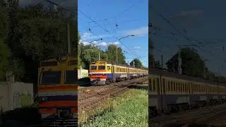 ER2 train in Zasulauks 🇱🇻