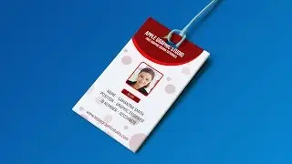 Create Professional ID Card Template - Photoshop Tutorial