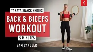 Tabata Snack Series: BACK & BICEPS Workout | 5 Minutes