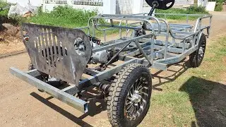 HOW TO MAKE MINI JEEP CAR WITH BIKES ENGINE P1