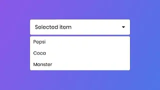 Create A Custom Select Box using only HTML & CSS