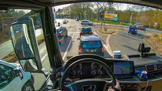 POV Truck Driving MAN TGX 470  🇩🇪  Marl to Linnich  cockpit view